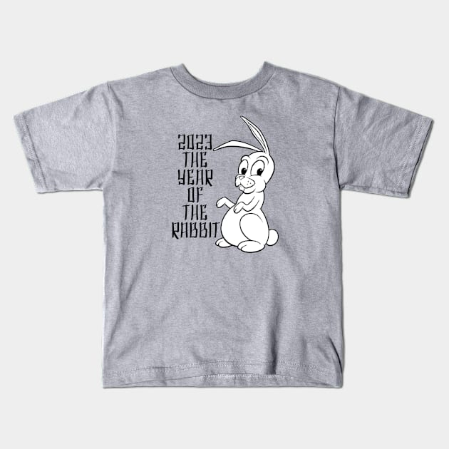 2023 Year of the Rabbit Kids T-Shirt by Generic Mascots